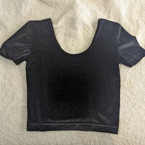 Velvet Collusion Crop Top Size US 8